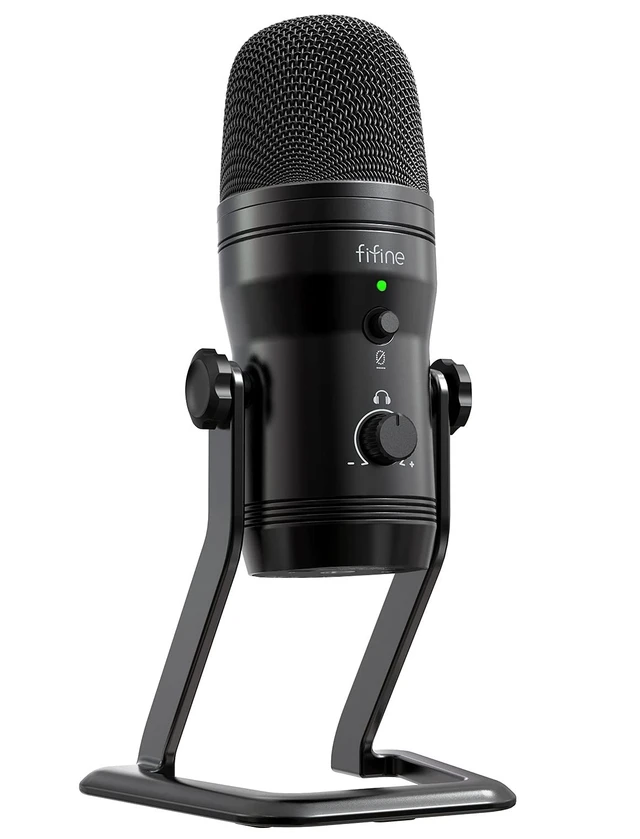 Alt view image 6 of 10 - FIFINE K690 USB Studio Recording Microphone for ASMR Zoom-Meeting