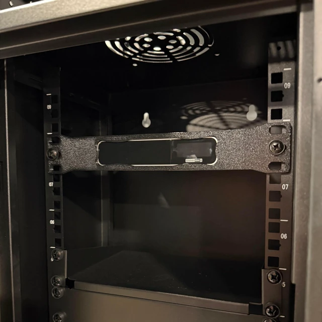 Alt view image 9 of 10 - Bartallama3D 1U 10" Rackmount Bracket for Unifi Cloud Key G2 (Black)