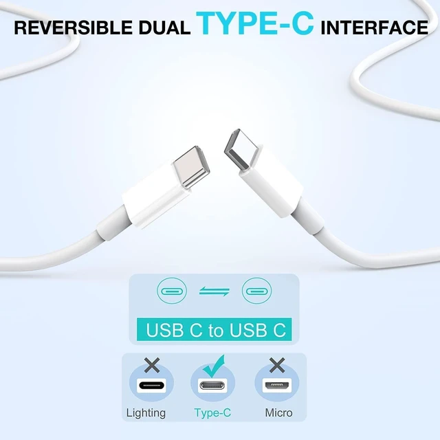 Alt view image 9 of 10 - Long USB C Cable for iPhone 16 15 Charger,2Pack 20W USB C Charger Block i Phone 16 Pro Fast Charging 6FT C to C Cord Cable for iPhone 16/16 Pro/16 Plus/16 Pro Max/15/15 Plus/15 Pro Max/15 Pro/iPadPro