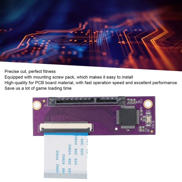 Alt view image 7 of 10 - Adapter, Upgrade IDE to Adapter, PCB Converter or Optical Drive Network Adapter Converter Kit for IDE Original Network Adapter for Game