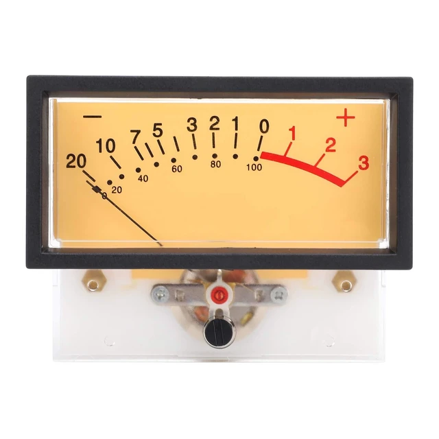 Alt view image 6 of 10 - TN 73-HS 9213H VU Meter Header Audio DB Level Header Power Amplifier Level Meter