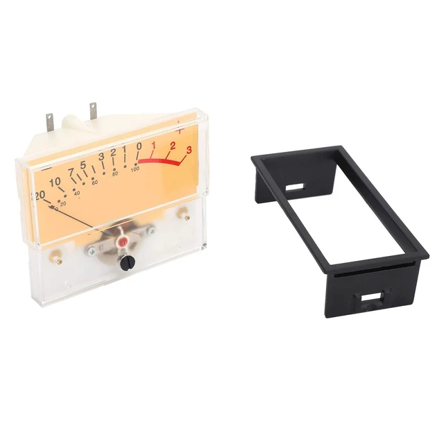 Alt view image 10 of 10 - TN 73-HS 9213H VU Meter Header Audio DB Level Header Power Amplifier Level Meter
