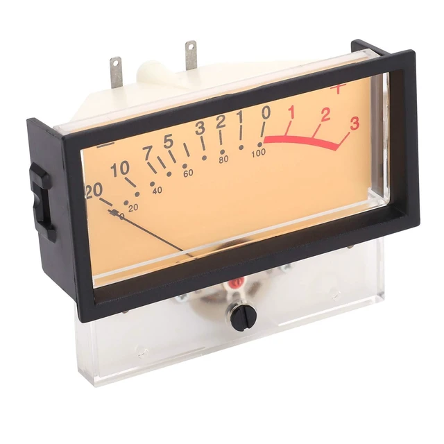 Alt view image 7 of 10 - TN 73-HS 9213H VU Meter Header Audio DB Level Header Power Amplifier Level Meter