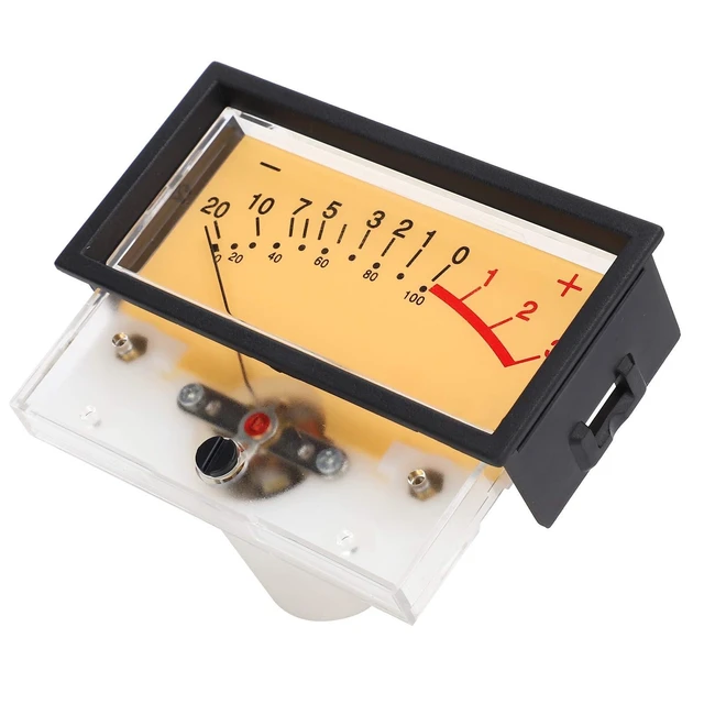 Alt view image 9 of 10 - TN 73-HS 9213H VU Meter Header Audio DB Level Header Power Amplifier Level Meter
