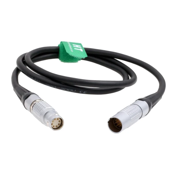 Alt view image 6 of 10 - HangTon 24V Power Cable Extension for ARRI Alexa 35, Alexa Mini LF, Alexa Mini, Amira Camera 8 Pin Female to 8 Pin Male 2M