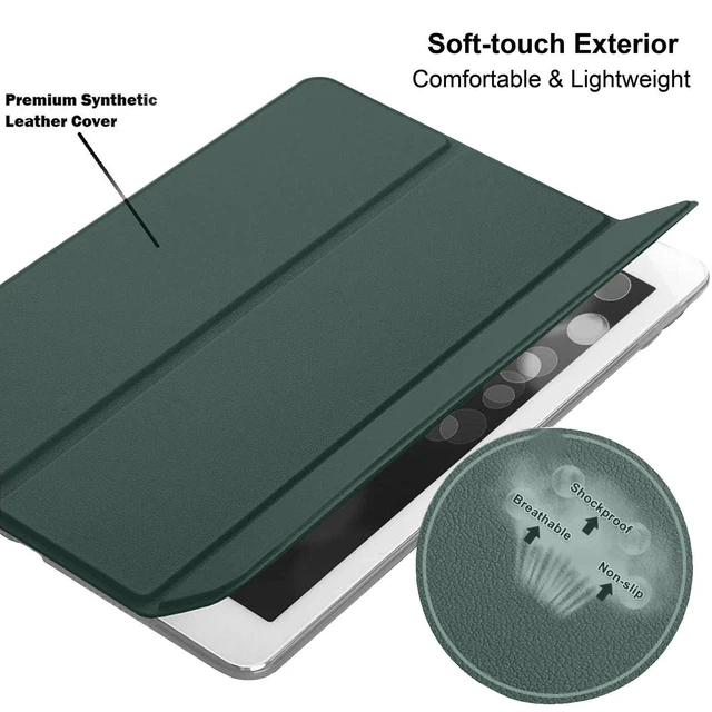 Alt view image 10 of 10 - DuraSafe Cases for for iPad 10.9 inch 10th Generation 2022 PC Case A2696 A2757 A2777 MPQ13LL/A MPQ33LL/A MPQ03LL/A MPQ23LL/A MPQ93LL/A MPQC3LL/A MPQ83LL/A - Dark Green