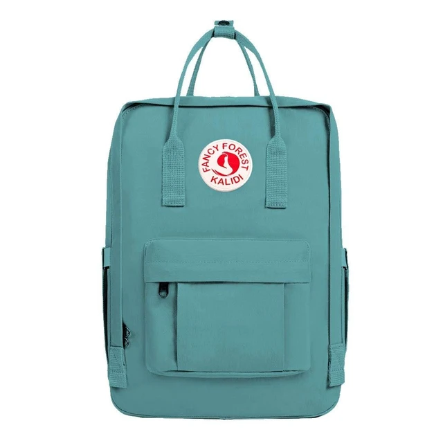 Alt view image 6 of 10 - KALIDI Casual Laptop Backpack 15 Inches Classic Camping Rucksack Travel Outdoor Square Daypack College Hiking Gym Bag, Frost Green