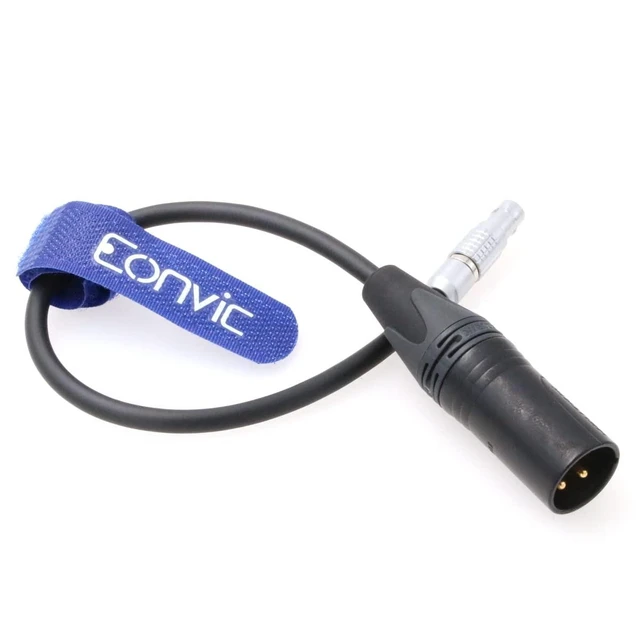 Alt view image 6 of 6 - Eonvic 4K 6K Camera Power Cable 2-Pin Female to 3-Pin Male XLR Power Cable for Red Komodo