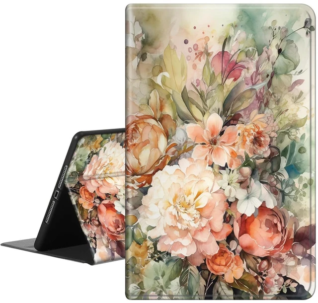Alt view image 6 of 10 - for Fire Max 11 Tablet Case (13th Generation 2023) with Auto Wake/Sleep Flexible-Angle Viewing Stand Ultra Thin Lightweight Hard Back Shell for Fire Max 11 Case, Flowers in Full Bloom
