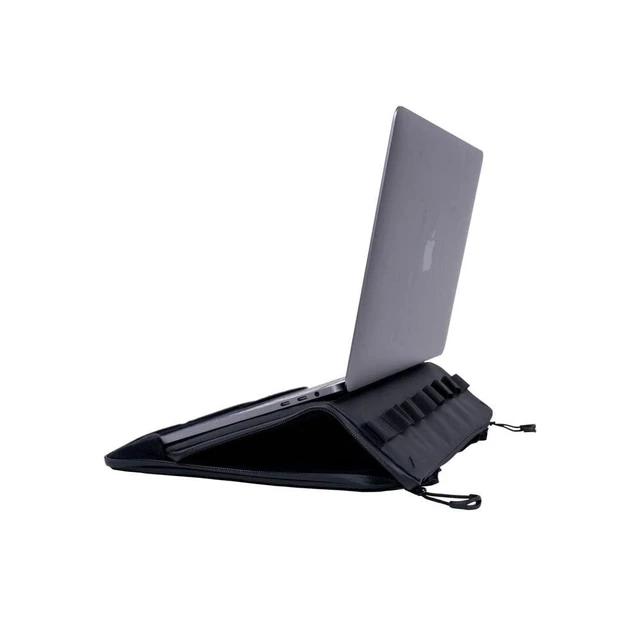 Alt view image 10 of 10 - WANDRD Laptop Case - 14-Inch Case and Ergonomic Stand - Travelling Bag and Minimal Carry Solution Designed to Fit Apple MacBooks (Black)
