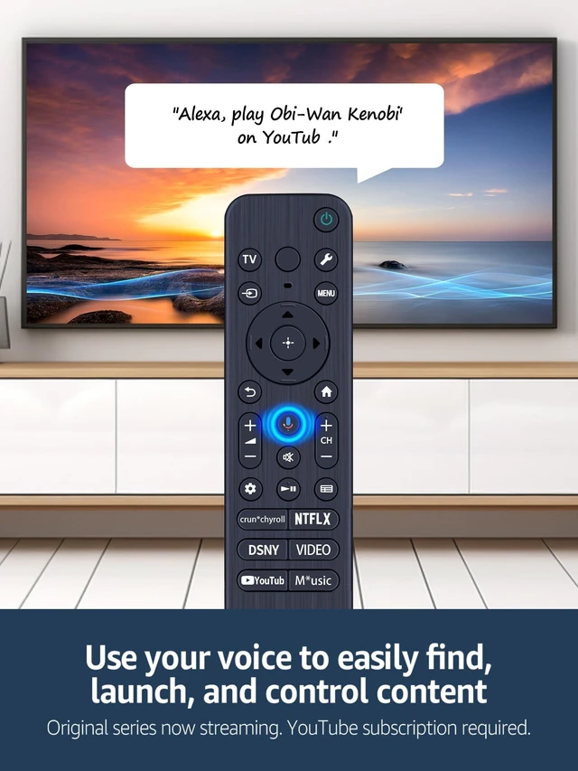 Alt view image 7 of 10 - RMF-TX811U Replacement Voice Remote Control Compatible with Sony Bravia Smart TV 2023 Models KD-55X77CL KD-65X77CL KD-75X77CL KD-85X77CL