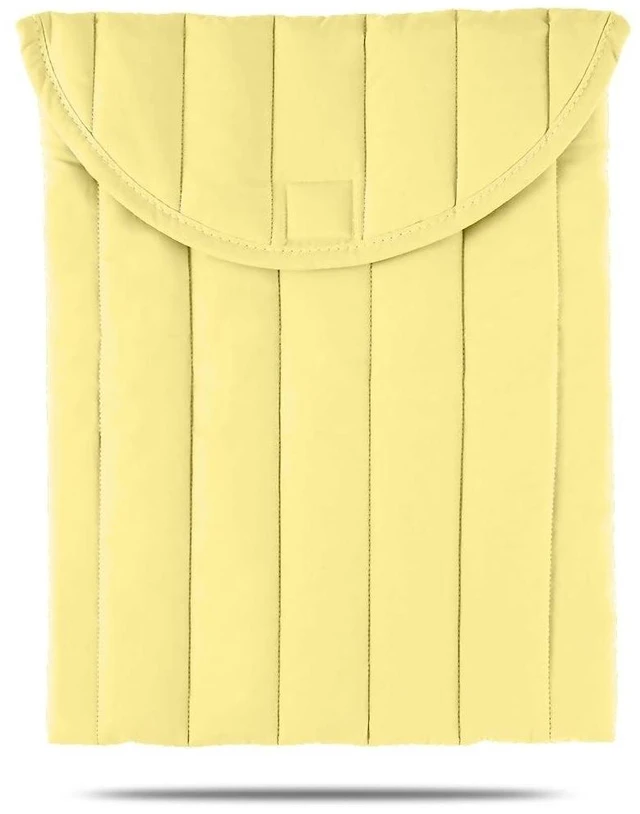 Alt view image 6 of 10 - Puffy Laptop Sleeve 15-16 Inch Yellow, Protective Carrying Case for Men and Women, Cute Case Bag Compatible with 15 Inch and 16 Inch Laptops, for MacBook Air M2 M1, Asus/Dell Xps/Lenovo in Cover