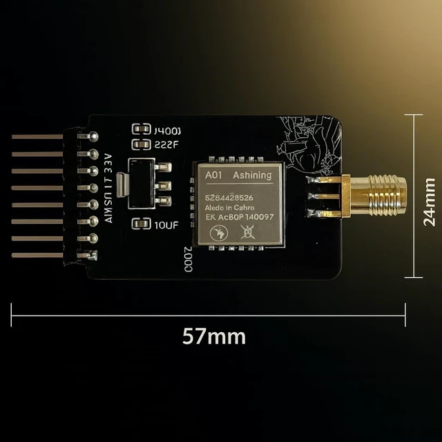 Alt view image 8 of 10 - NRF24 Expansion Board for Flipper Zero 2.4GHz Interface with 18 GPIO Pins, Developer Add-on for Testing and Custom Projects (Black)