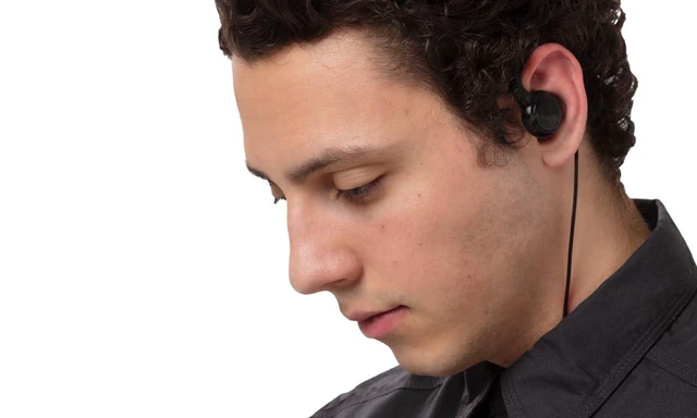 Alt view image 9 of 10 - EH Swivel Earpiece with Mic and PTT for Motorola CLP1010e CLP1080e CLP1083e CLP107e CLP446e radios