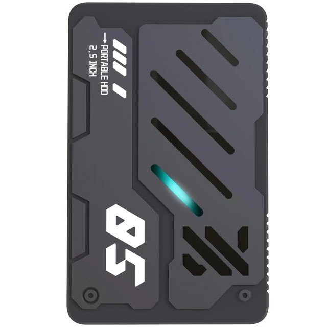 Alt view image 5 of 8 - CATHATRR USB3.0 2.5inch Aluminum Externals Hard Drive Mechanical Styles Storage Disk 5Gbps Speed and Shockproof Aluminum Externals
