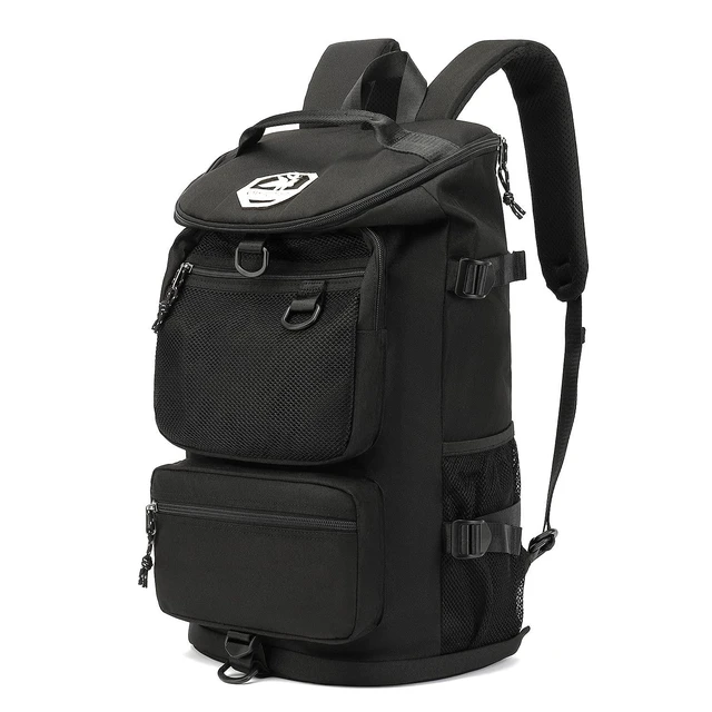 Alt view image 6 of 10 - Kalesi Gym Duffle Bag Backpack 4-Way Waterproof with Shoes Compartment for travel Sport Hiking laptop (Black)