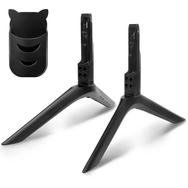 Alt view image 6 of 10 - Yaotieci TV Legs for Samsung Stand TV Legs, Only for UN65TU8000F, UN65TU8200F, UA65TU7000K, UN65TU7000F, UN65TU8000, BN96-50863A, BN96-50868A, BN63-18577A, BN63-18573A with Remote Control Holder