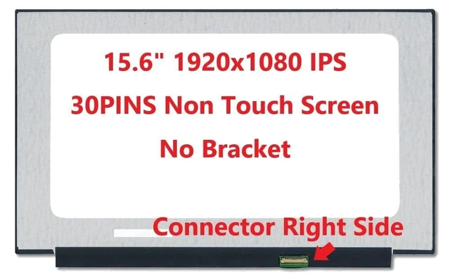 Alt view image 8 of 10 - FULLCOM New LCD Replacement Screen FHD 1920x1080 (Non Touch) 15.6 Inch (No Brackets) 30 Pin Matte for Acer Nitro 5 AN515-44-R99Q for Laptop/Display/Screen/LCD Application