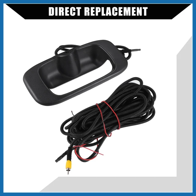 Alt view image 9 of 10 - A ABSOPRO Backup Camera Tailgate Handle for Chevy Silverado 1999-2007 for GMC Sierra 1999-2007 / Rear Tailgate Handle Backup Camera/Durable / 1 Set/Black Item Replacement