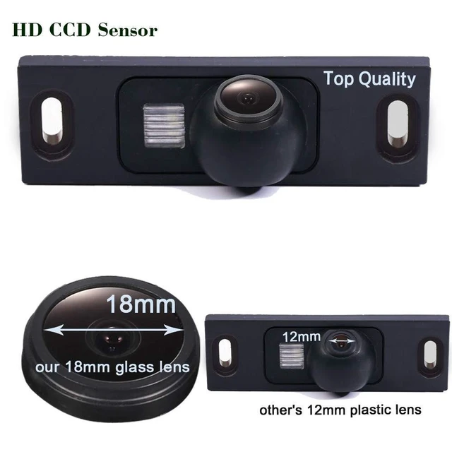 Alt view image 7 of 10 - Vehicle Camera HD 1280x720 Pixels 1000 TV Lines Night Vision Reverse Rear View Backup Camera Replacement for Saab 92 93 94 95 97 9X 2002-2012/Subaru Liberty Forester Wagon 2012 2013