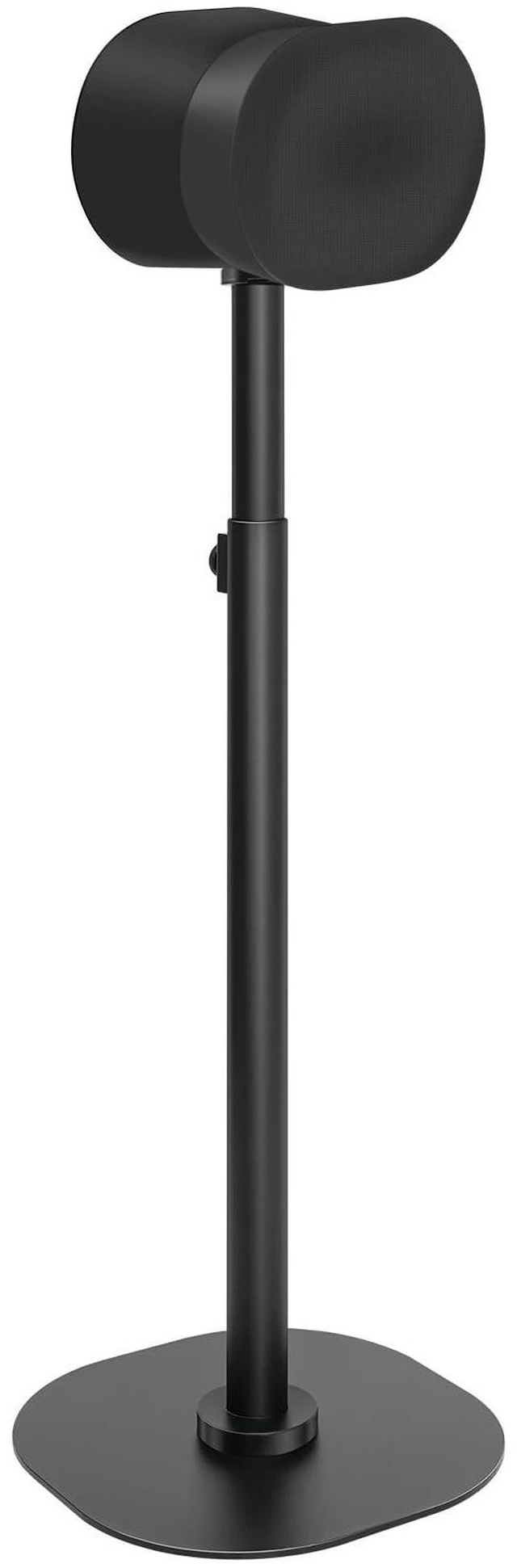 Alt view image 6 of 10 - Haturi Speaker Stand Single for Sonos ERA 300 & 100, Height Adjustable 2242 Floor Stand with Cable Management Heavy Duty Metal Construction Non Slip Base for Living Room Bedroom Office
