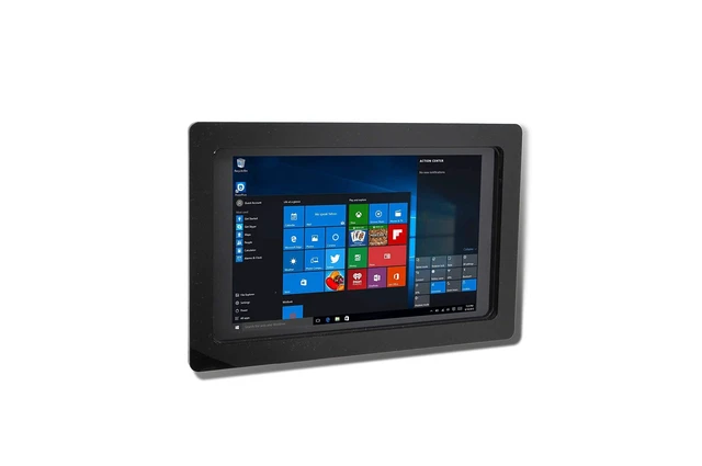Alt view image 3 of 4 - TABcare Anti-Theft Security Acrylic VESA Case for Microsoft Surface Pro 3 4 5 6 7 Tablet with Free Wall Mount (Surface Pro 3/4/5/6/7, Black)