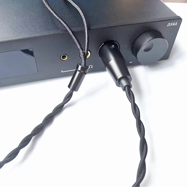 Alt view image 8 of 10 - Fezzlo Monitor Headphone Cable,Dual 3.5mm Over-Ear Headphone Wire,High Purity Oxygen Free Copper AUX Cord Compatible with Hifiman HE4XX HE560 Meze 99 MeZe 105 for Musicians Audiophiles 4PIN-XLR 6.5ft