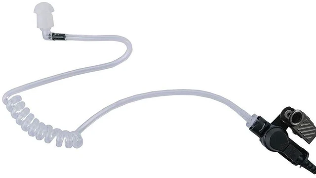 Alt view image 10 of 10 - Klykon UV-5R Earpiece Headset with Mic Ptt for Baofeng Compatible with Kenwood BTECH,Retevis RT21 RT222 Two Way Radio Walkie Talkie,10 Pack