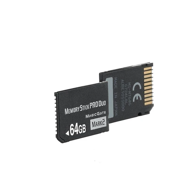 Alt view image 7 of 10 - Mark2 Original 64GB High Speed Memory Stick Pro Duo 64gb Cards PSP Game Camera Memory Card