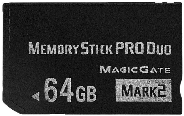 Alt view image 8 of 10 - Mark2 Original 64GB High Speed Memory Stick Pro Duo 64gb Cards PSP Game Camera Memory Card