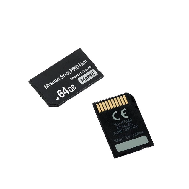 Alt view image 10 of 10 - Mark2 Original 64GB High Speed Memory Stick Pro Duo 64gb Cards PSP Game Camera Memory Card