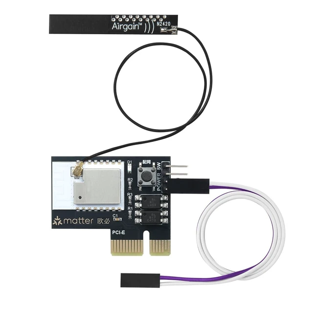 Alt view image 6 of 10 - Matter Over WiFi Remote PC Power Switch, Wireless Desktop PC Power Button Switch ON/Off Control for Computer Motherboard Work with HomeKit, Apple Home, Siri, Alexa, Google, SmartThings