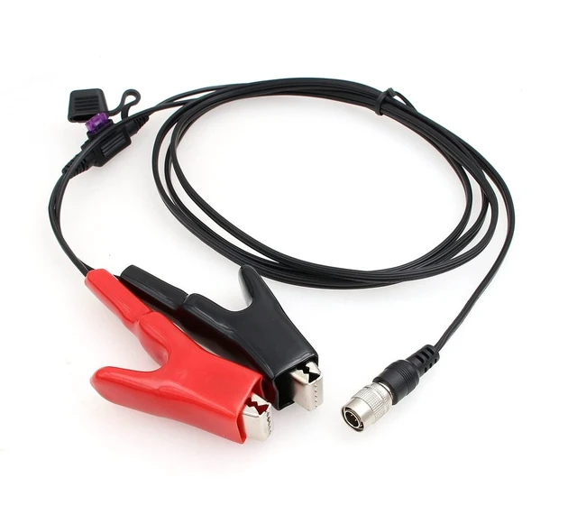 Alt view image 7 of 10 - ZBLZGP Hirose 4 Pin Male 12V Power Cable for Trimble 5600 Robotic Total Station Robot Focus GEODIMETER