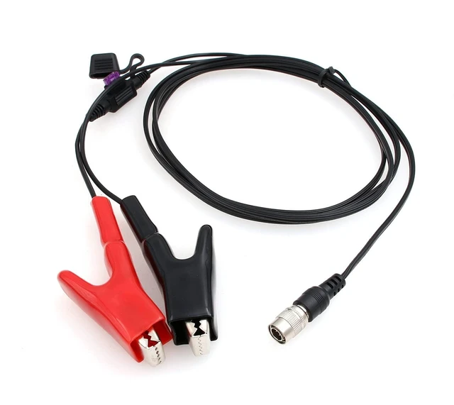 Alt view image 8 of 10 - ZBLZGP Hirose 4 Pin Male 12V Power Cable for Trimble 5600 Robotic Total Station Robot Focus GEODIMETER