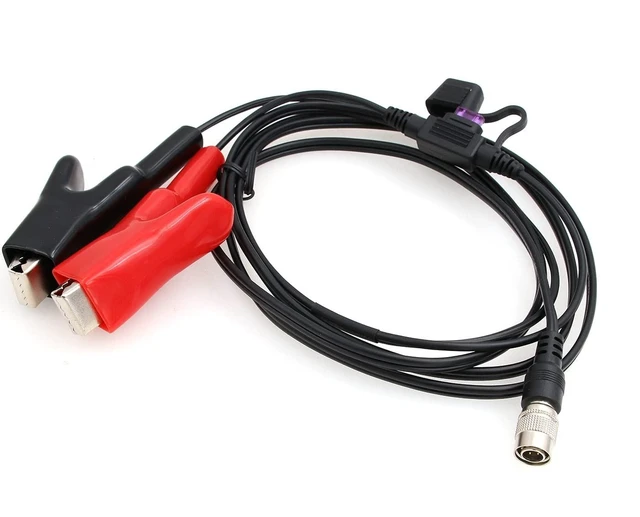 Alt view image 9 of 10 - ZBLZGP Hirose 4 Pin Male 12V Power Cable for Trimble 5600 Robotic Total Station Robot Focus GEODIMETER