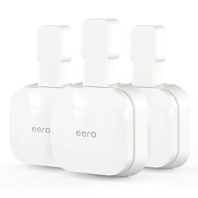 Alt view image 6 of 10 - Outlet Wall Mount for eero 7, Stand Bracket Holder Compatible with eero 7 Dual-Band Mesh Wi-Fi 7 Router Extender, No Messy Wires, Space Saving(3 Pack)
