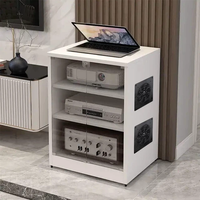 Alt view image 7 of 10 - SCCCF USB Cabinet 120MM Fan Quiet Cooling Fan System 6" with Speed Control, for Home Theater AV Cabinets