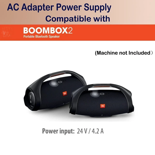 Alt view image 12 of 12 - Metasources 24V AC/DC Adapter Compatible with JBL Boombox 2 Boombox2 by Harman Wireless Portable Bluetooth Speaker Input 24 V DC 4.2A Power Supply Cord Charger