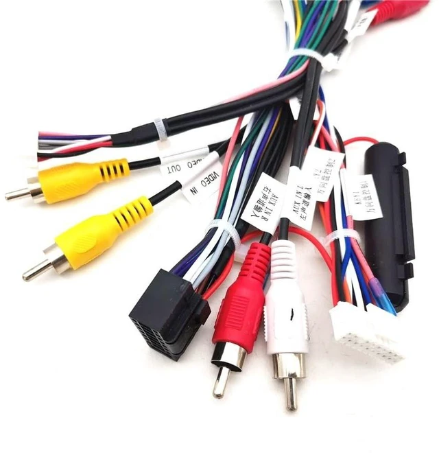 Alt view image 7 of 10 - Strpump 16PIN Compatible for Chevy Silverado Suburban Tahoe GMC Yukon Sierra Car Radio Stereo GPS Power Harness Wire Cable