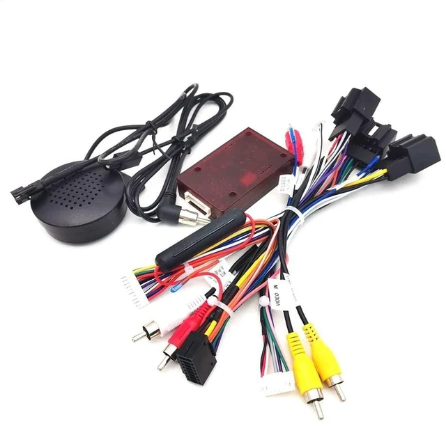 Alt view image 8 of 10 - Strpump 16PIN Compatible for Chevy Silverado Suburban Tahoe GMC Yukon Sierra Car Radio Stereo GPS Power Harness Wire Cable