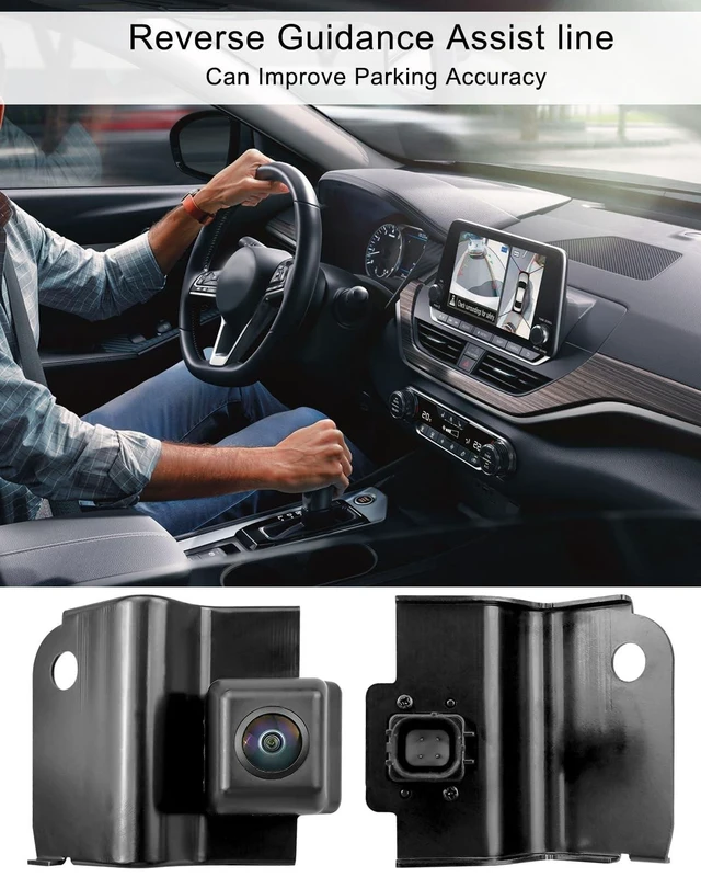 Alt view image 7 of 10 - Rear View Backup Camera Replace 86790-35040 8679035040 Fit for Toyota FJ Cruiser 2009-2014, High-Definition Parking Assist Camera 170 Ultra-Wide Angle