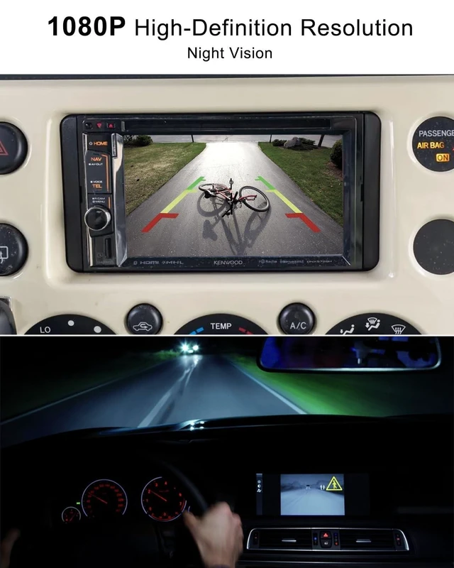Alt view image 8 of 10 - Rear View Backup Camera Replace 86790-35040 8679035040 Fit for Toyota FJ Cruiser 2009-2014, High-Definition Parking Assist Camera 170 Ultra-Wide Angle