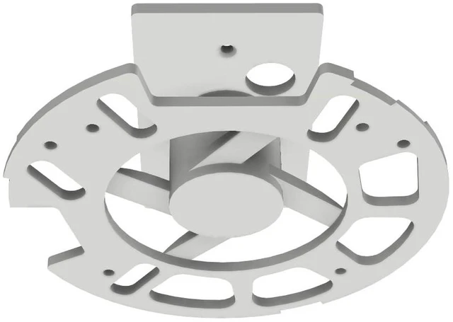 Alt view image 7 of 10 - Single Gang Box Mounting Bracket Compatible with Unifi Ubiquiti U7 Pro, U7 Pro Max, U6-LR, U6 Pro, U6 Enterprise, and More!