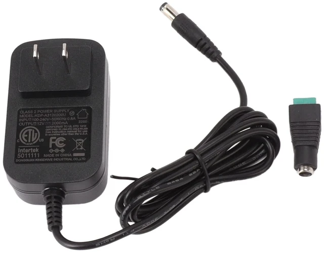 Alt view image 6 of 10 - Tgoon AC to DC Power Adapter 12V 2A Universal Power Supply for LED Light Strips CCTV Cameras Monitors TV with Overload Short Circuit Protection Stable Performance Low Noise