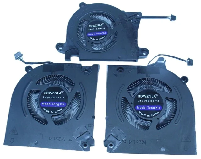 Alt view image 5 of 6 - Replacement New CPU+GPU+CPU subfan Cooling Fan for Dell Alienware M16 R1 07WCYX 7WCYX MG75091V1-C150-S9A MG75091V1-C160-S9A DC12V 0.42A EG50060S1-C640-S9A DC5V 0.44A