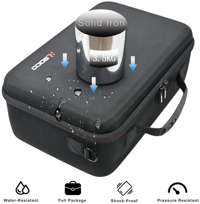 Alt view image 9 of 10 - RLSOCO Hard Case for Apple Mac Studio M4/M3/M2/M1 ^^ Compact Design with YKK Zipper & Scratch Protection (Max/Ultra)
