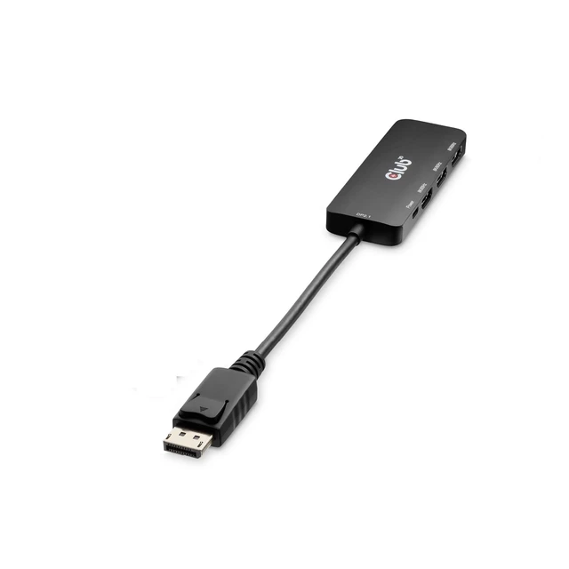 Alt view image 11 of 12 - Club 3D DisplayPort to HDMI Adapter, Triple Monitor 8K@60Hz MST Hub Splitter, DP 2.1 to 3 HDMI Multi-Stream Display Extender for Video Wall, Gaming, HDR HDCP 2.3 Compatible CSV-7330