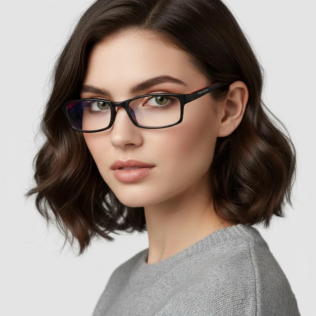 Alt view image 7 of 10 - PROSPEK Blue Light Reading Glasses for Men and Women, Computer Reading Glasses 1.75 with Blue Light Protection and Clear Lens, Anti Eyestrain Glasses