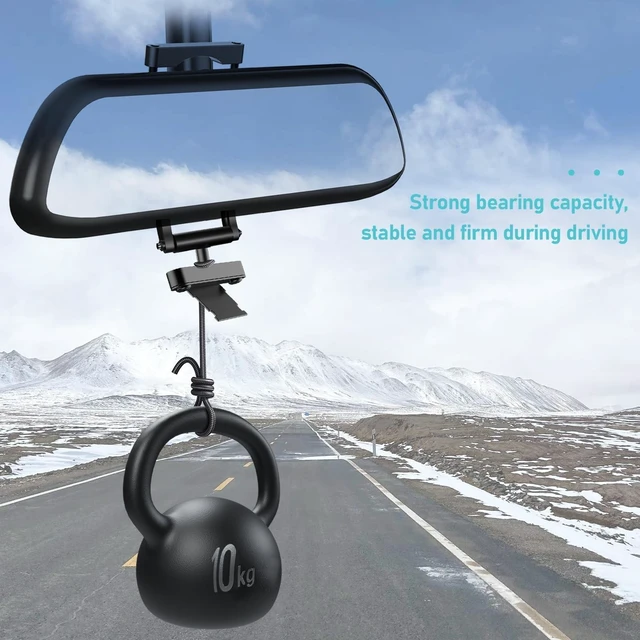 Alt view image 9 of 10 - xsaaczm Aluminum Rearview Mirror Radar Detector Mount, Compatible with Escort MAX, MAX2, 2015-2019 MAX 360 Radar Detectors