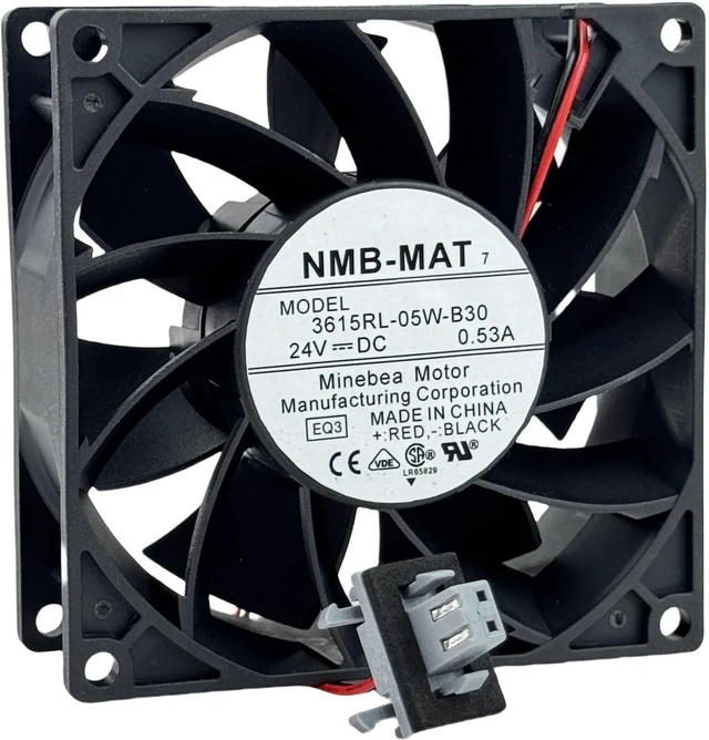 Alt view image 6 of 10 - 3615RL-05W-B30 Inverter Cooling Fan, DC24V 0.53A 929238mm Cooling Fan 3615RL-05W-B30
